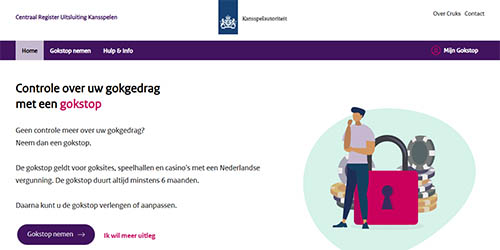 Website van het CRUKS register
