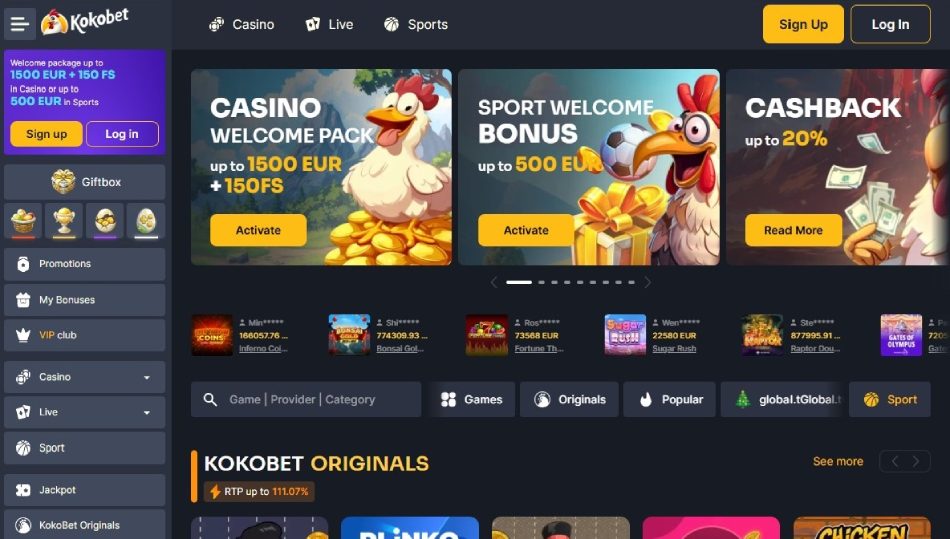 KokoBet screenshot